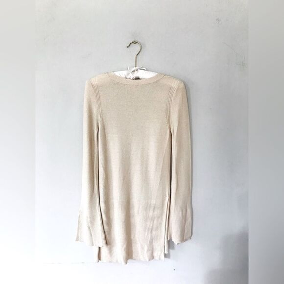 Free People Criss Cross Sweater in beige | size XS - Picture 4 of 8